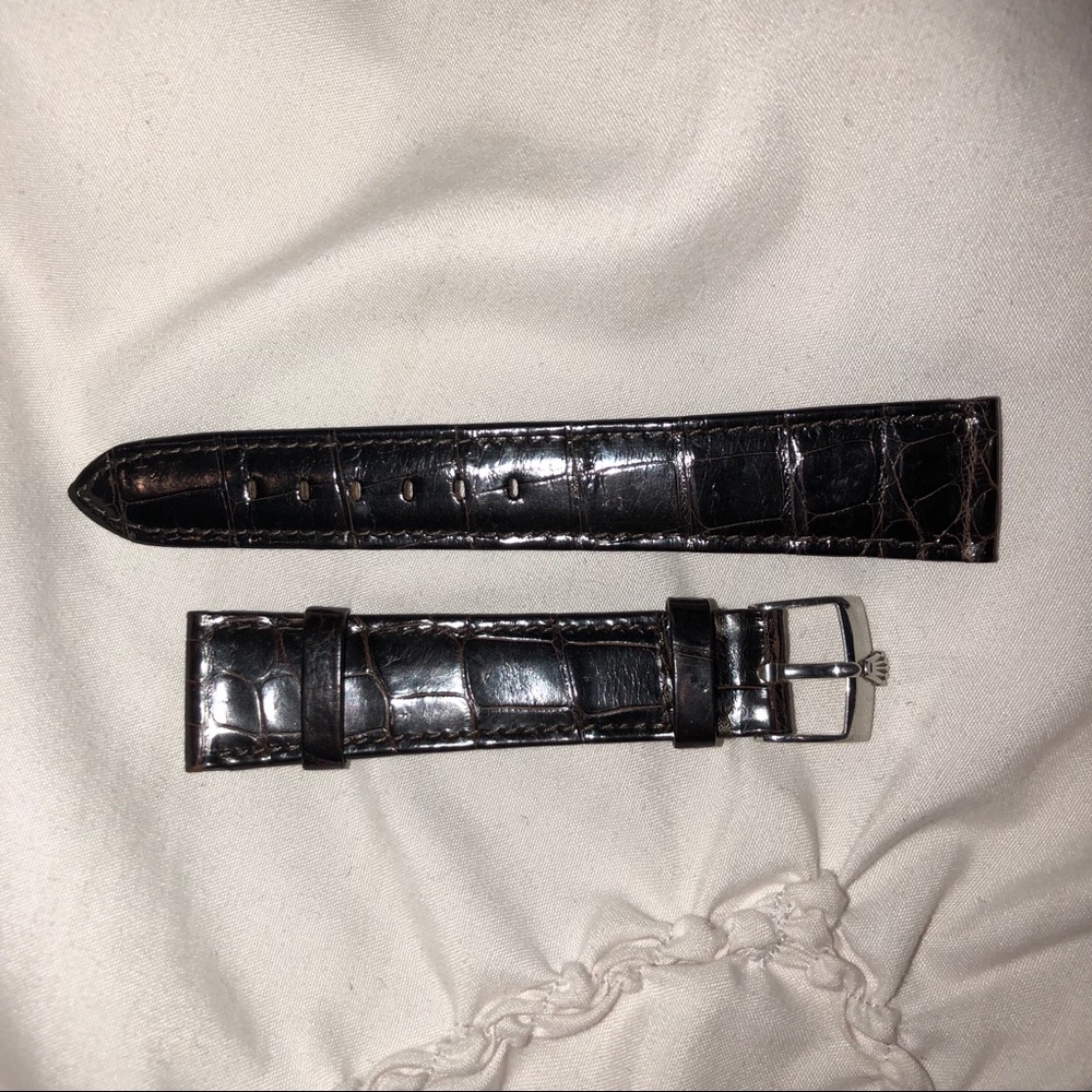 Vintage Rolex Crocodile Leather Watch Band 20mm